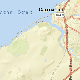 8, Caernarfon, Gwynedd, UK Street Map