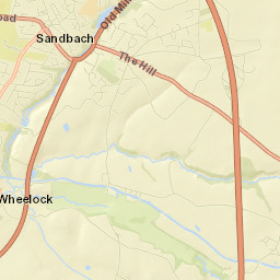 15 Middlewich Road, Sandbach, Cheshire East Street Map