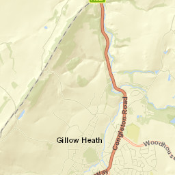Underwood Farm, 136 Mow Lane, Gillow Heath Street Map