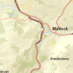 6 Causeway Lane, Matlock, Derbyshire Street Map