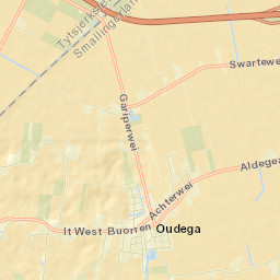 Oudega Street Map