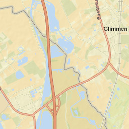 Glimmen Street Map