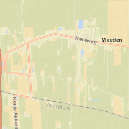 Meeden Street Map