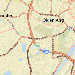 Oldenburg Street Map