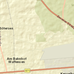 Bötersen Street Map