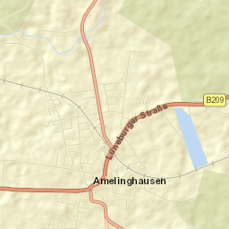 Amelinghausen Street Map