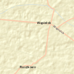 Wąpielsk Street Map