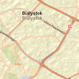 Białystok Street Map