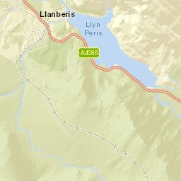 Llanberis Street Map