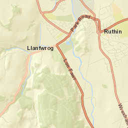 9 Saint Peter's Square, Ruthin, Denbighshire Street Map