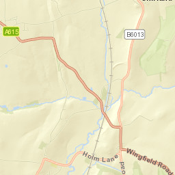 South Wingfield Street Map