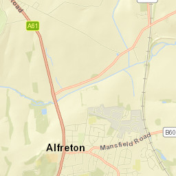Alfreton Street Map
