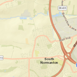 55 New Lane, Hilcote, Alfreton, Derbyshire Street Map