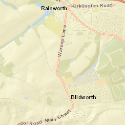 Blidworth Street Map