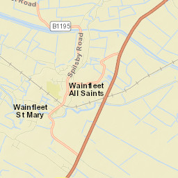 Wainfleet All Saints Street Map