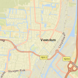Veendam Street Map
