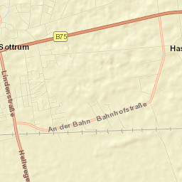 Sottrum Street Map