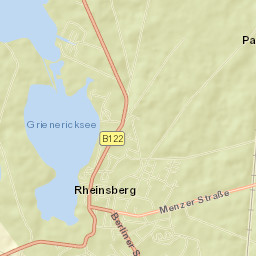 Rheinsberg Street Map