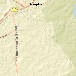 Templin Street Map