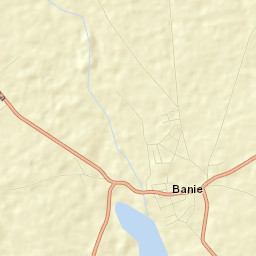 Banie Street Map