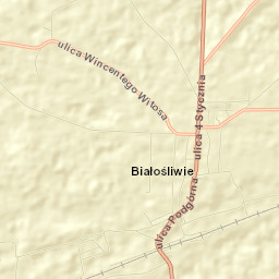Białośliwie Street Map