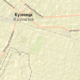 Kuznetsk Street Map