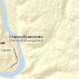 Starosubkhangulovo Street Map