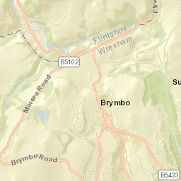 Brymbo Road, Brymbo, Wrexham LL11, UK Street Map