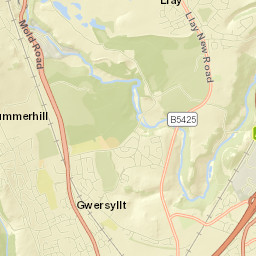 40 Delamere Avenue, Gwersyllt, Wrexham Street Map