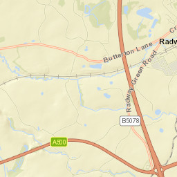 Butterton Lane, Haslington, Crewe, Cheshire East Street Map