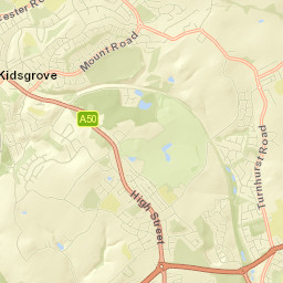 Kidsgrove Street Map