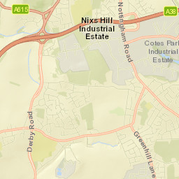 Each Well Lane, Alfreton, Derbyshire DE55 Street Map