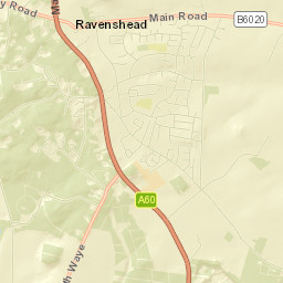 Ravenshead Street Map