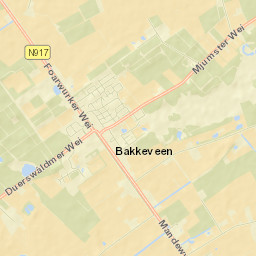 Bakkeveen Street Map