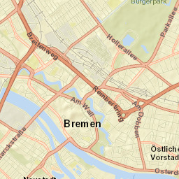 Bremen Street Map