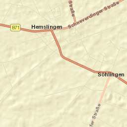 Hemslingen Street Map