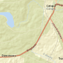 Człopa Street Map