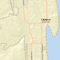 Svirsk Street Map