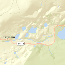 Talysarn Street Map