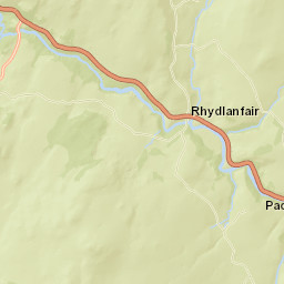 A5, Snowdonia National Park, Betws-y-Coed Street Map