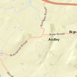 Audley Street Map