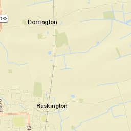 Ruskington Street Map
