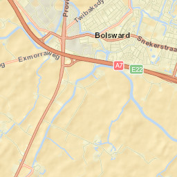 Bolsward Street Map