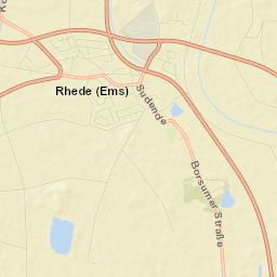 Rhede Street Map