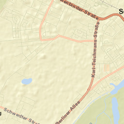 Schwedt (Oder) Street Map