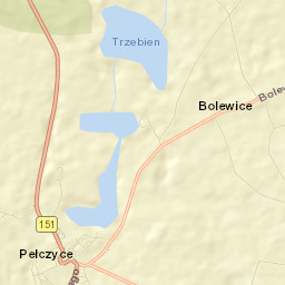 Pełczyce Street Map