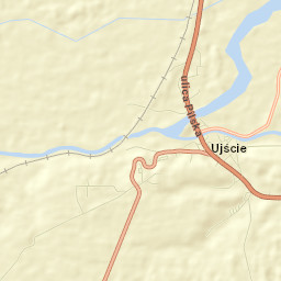 Ujście Street Map