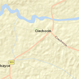 Ciechocin Street Map