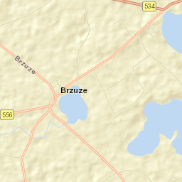 Brzuze Street Map