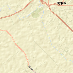 Powiat rypiński Street Map